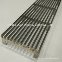 74mm Width SUS304 Stainless Steel Linear Shower Drain Cover Wedge Wire Grate